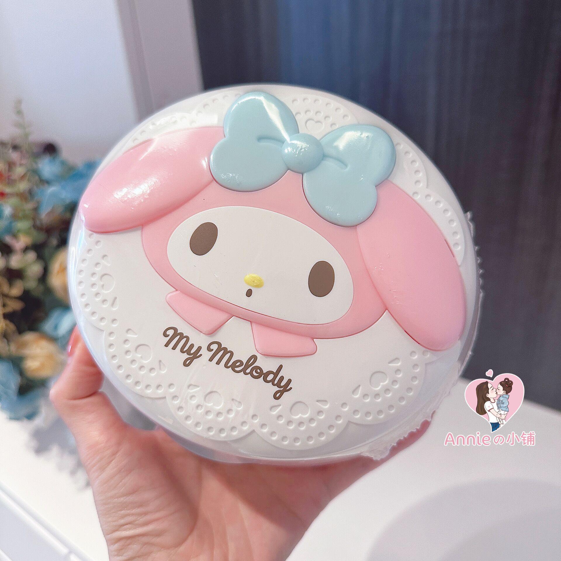 日本本土LEC玉桂狗酷洛米melody湿巾收纳盒带1包手口家用湿巾