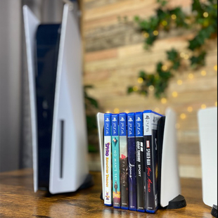 PS5主机模型 光盘架书档 收纳陈列支架 ps5游戏光盘收纳架展示架