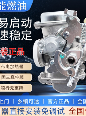 适用豪爵铃木钻豹HJ125K-A/2A/3A 锐爽EN125-2F/3E/3F国三化油器