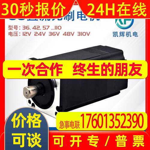 24V48V无刷电机 60BLS01直流无刷电机 性能稳定无刷马达
