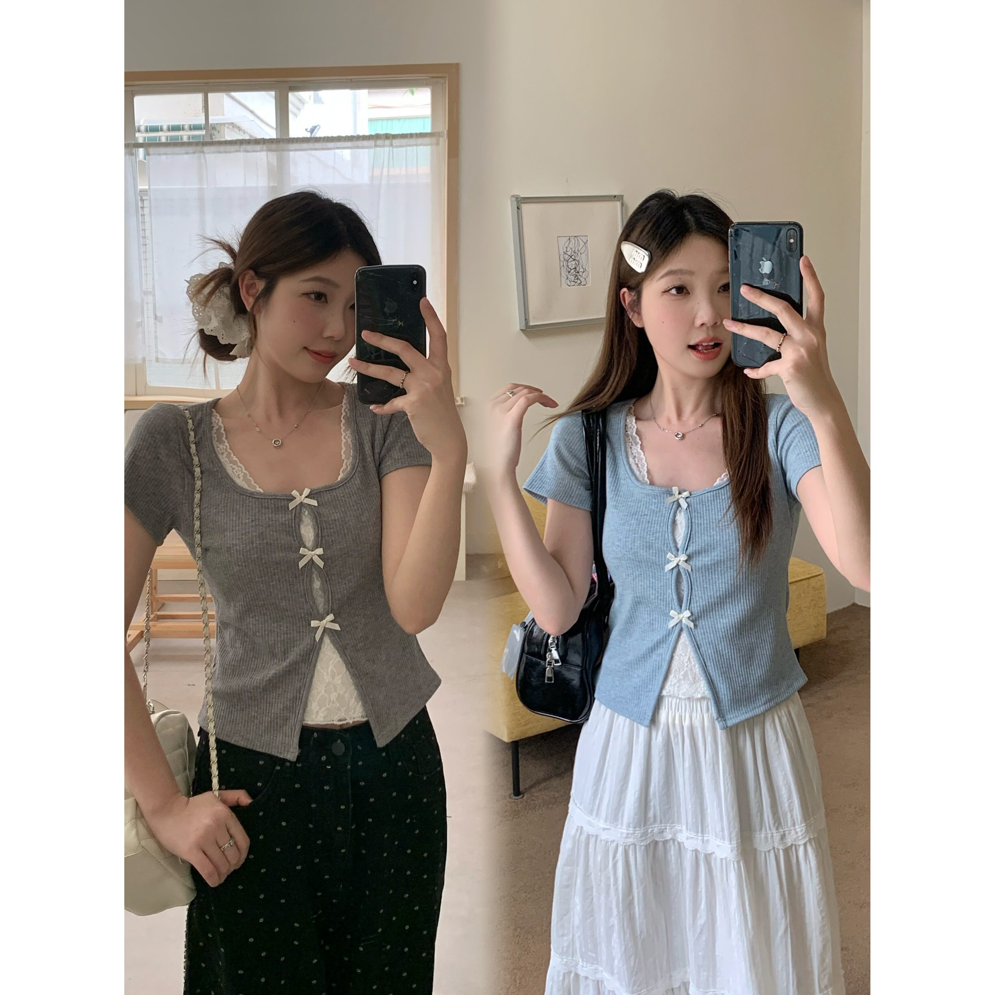 月朵依大码女装夏季短袖T恤上衣图片