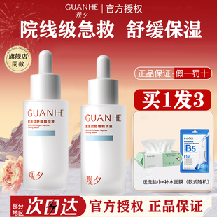 观夕胶原精华液降燥重组胶原面部修护屏障褪红紧致舒缓官方正品