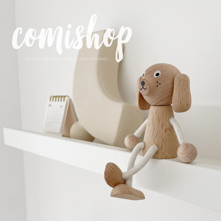 北欧同步发售实木装饰摆件