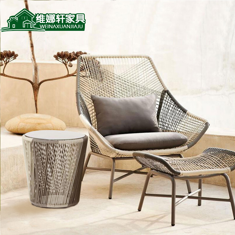 组合小茶几藤玉阁藤编简约休闲