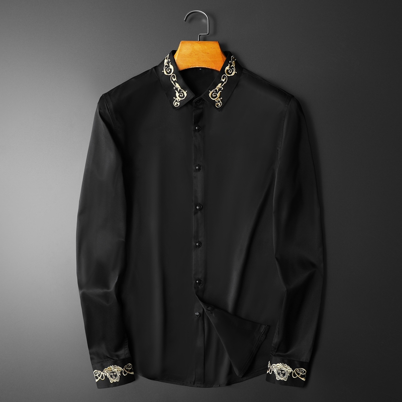 2022年新款刺绣长袖衬衫钱塘50282859P80有大货！，男装衬衫，钱塘6025