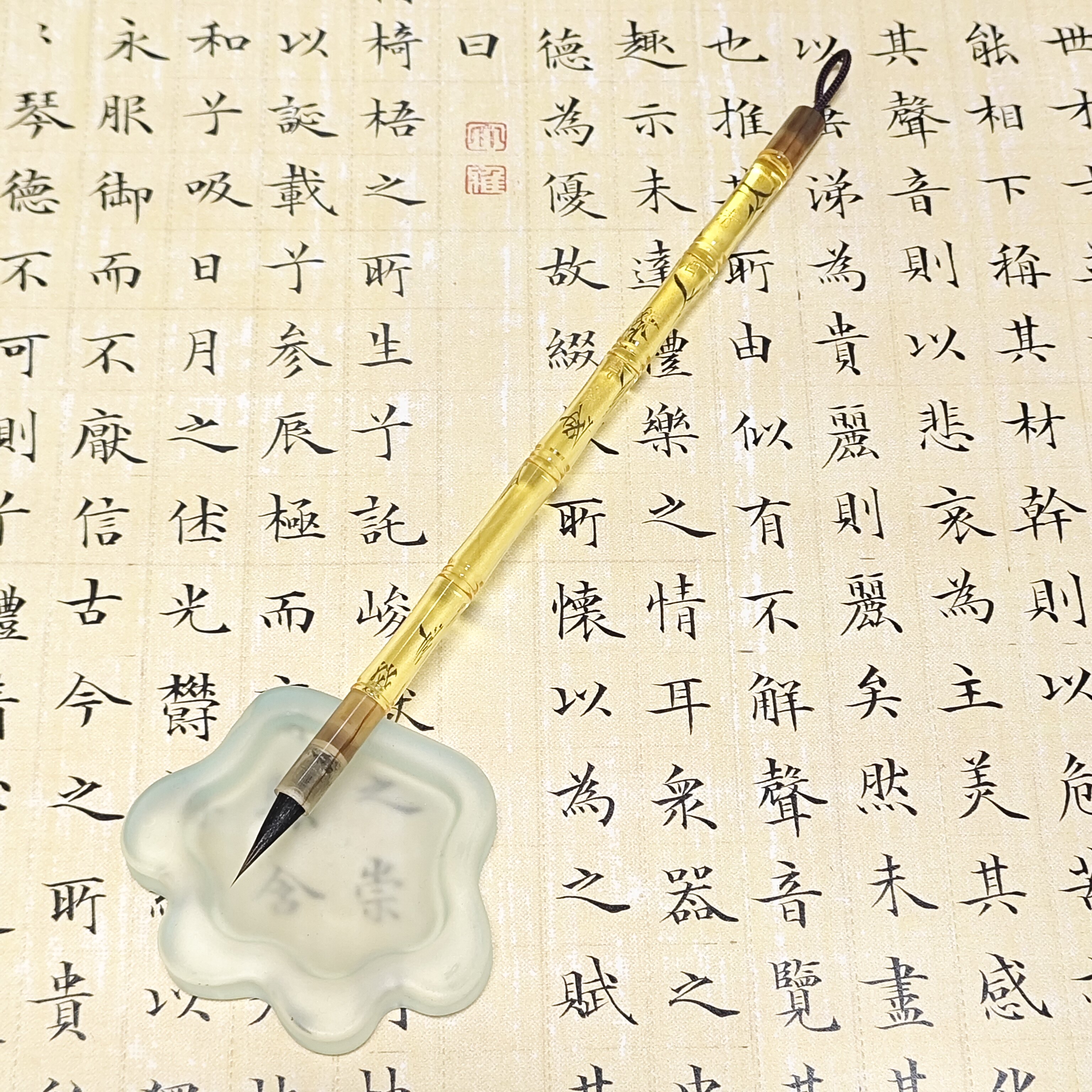 清酒纯紫毫小楷毛笔瘦金体琴赋草堂十志毛笔兔毫小楷专业紫毫小楷