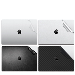 适用于苹果MacBook pro14 M3贴膜16英寸外壳保护膜A2991机身防刮贴纸M2磨砂透明A2918高清防爆钢化膜AIR纯色