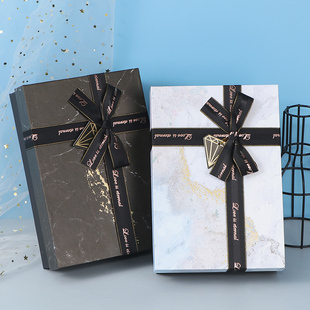 长方形情侣仪式感生日礼盒包装盒外套围巾空盒子伴手礼惊喜礼物盒