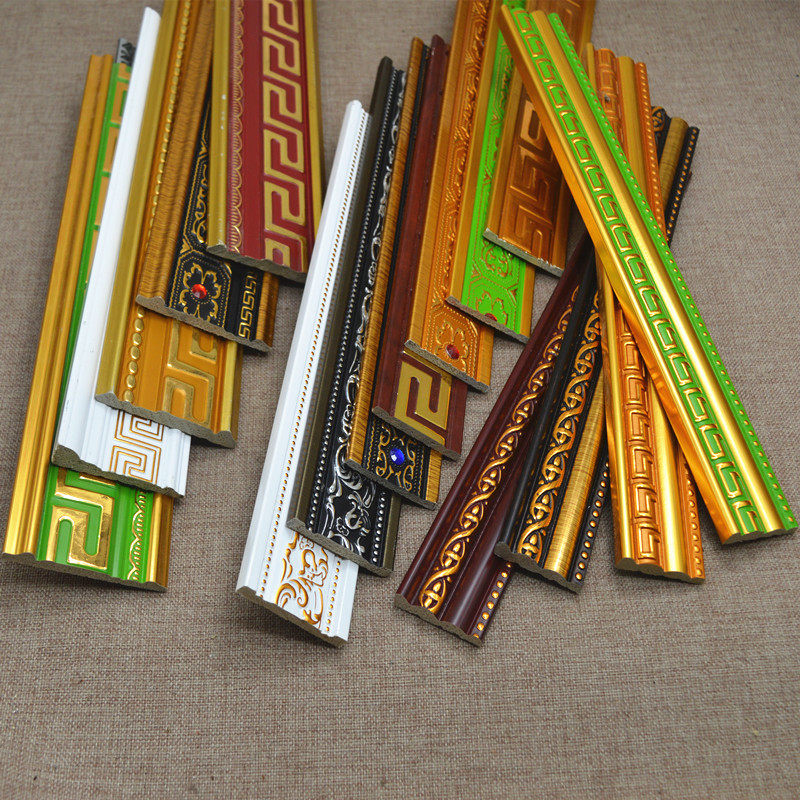 藏式金色装饰线条平板线平底线顶角线腰线压边线背景墙边框造型线