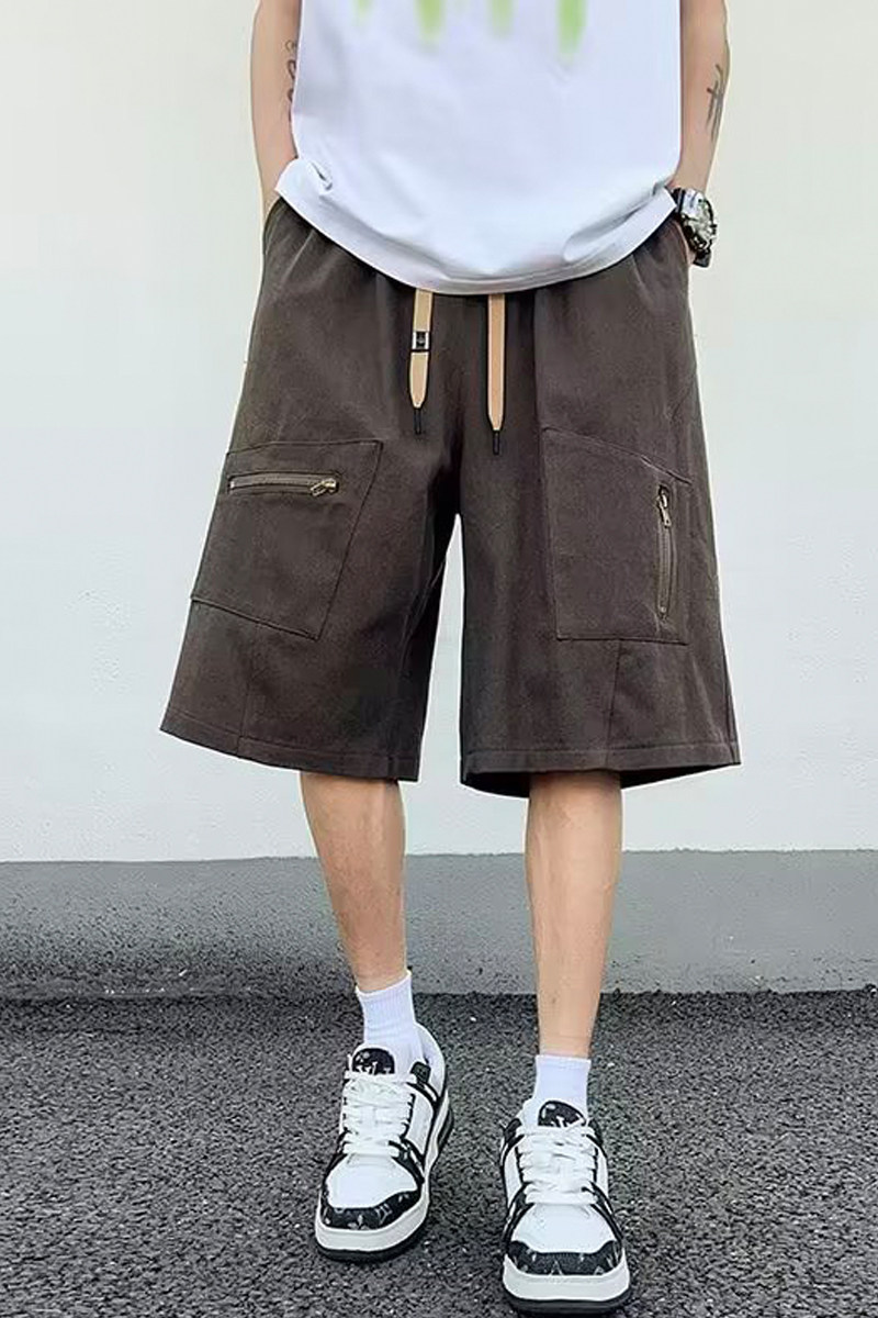 2023复古工装短裤男女夏季潮牌宽松阔腿休闲五分裤dk2221p40,男装休闲裤,星座204-6
