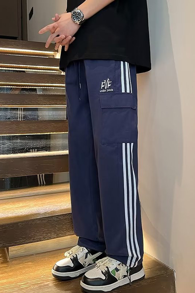 工装裤男2024春季韩版侧边拉条休闲裤直筒宽松束脚裤k073p40,男装休闲裤,星座204-6