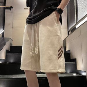 运动短裤男2024夏季韩版侧边三杆休闲宽松百搭五分裤dk5514 p30图片