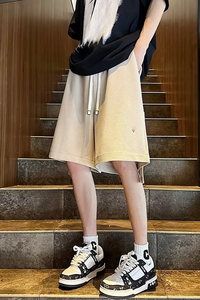 短裤男夏季潮牌百搭外穿运动裤子宽松跑步休闲五分中裤dk287 p30图片