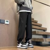 春季美式直筒休闲防水工装冲锋裤男高街运动裤k032p40，男装休闲裤，星座204-6