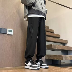 春季美式直筒休闲防水工装冲锋裤男高街运动裤k032 p40图片