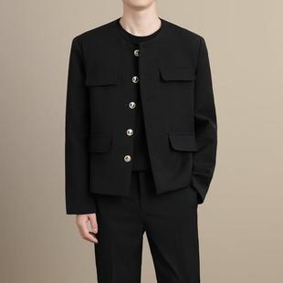 春季西装男韩版潮流休闲百搭宽松短款外套男xz29 p65