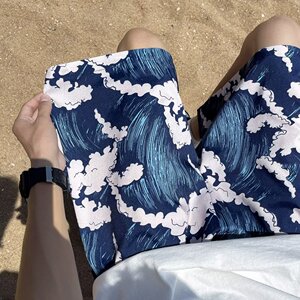 沙滩短裤合集2024夏季男休闲五分裤直筒宽松型花裤衩dk5519 p20图片