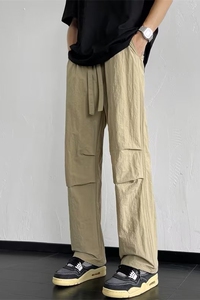 美式工装伞兵裤男夏季速干冲锋裤高街潮牌直筒休闲裤k5013 p40图片