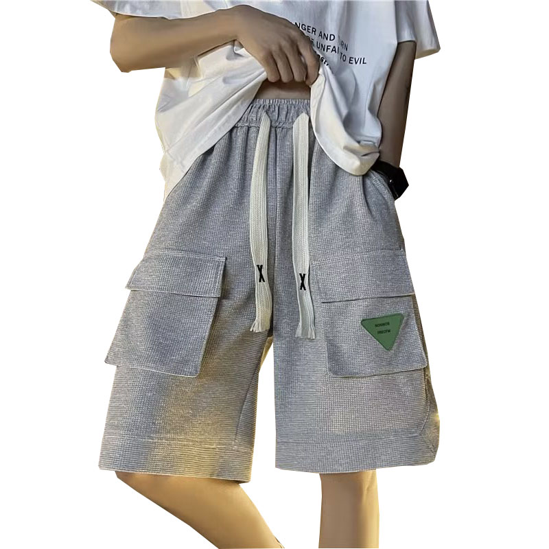 2024夏季系工装短裤男韩版大口袋宽松休闲运动5分裤潮dk87p30,男装休闲裤,星座204-6