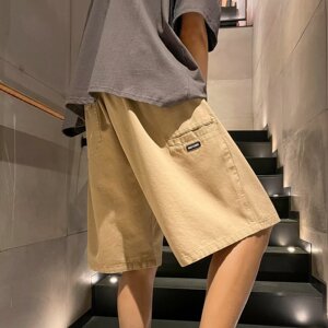 2024夏季宽松ins潮牌五分裤原宿男百搭工装休闲短裤dk080 p30图片