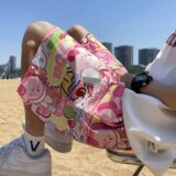 沙滩短裤合集2024夏季男休闲五分裤潮直筒宽松型花裤衩dk5519p20，男装休闲裤，星座204-6