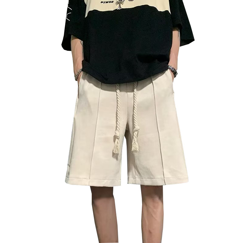 2023夏季韩版百搭休闲裤时尚潮牌纯色宽松男五分裤dk6817p35,男装休闲裤,星座204-6