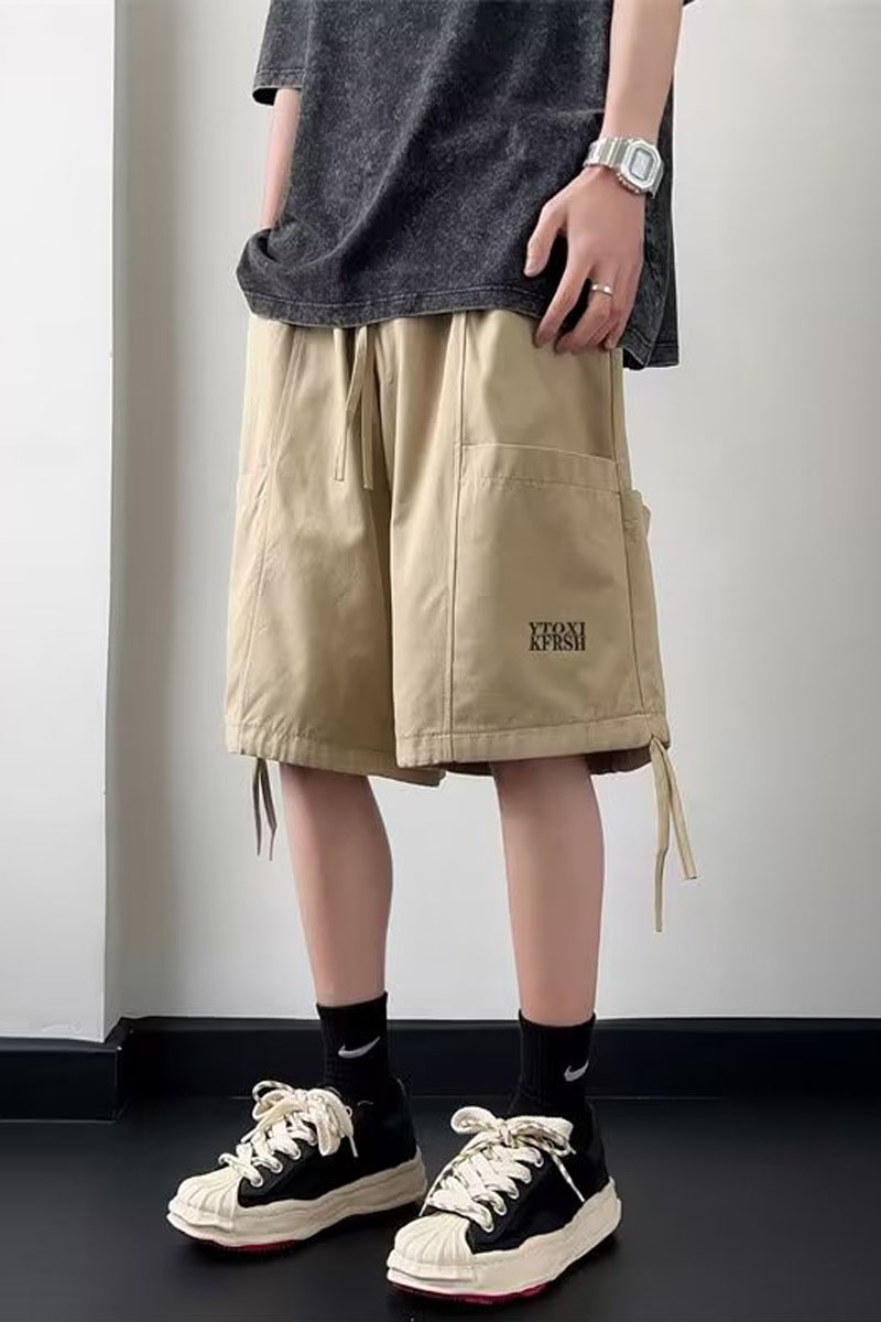 2024夏季美式复古短裤男宽松百搭运动五分休闲裤潮dk1029p30,男装休闲裤,星座204-6