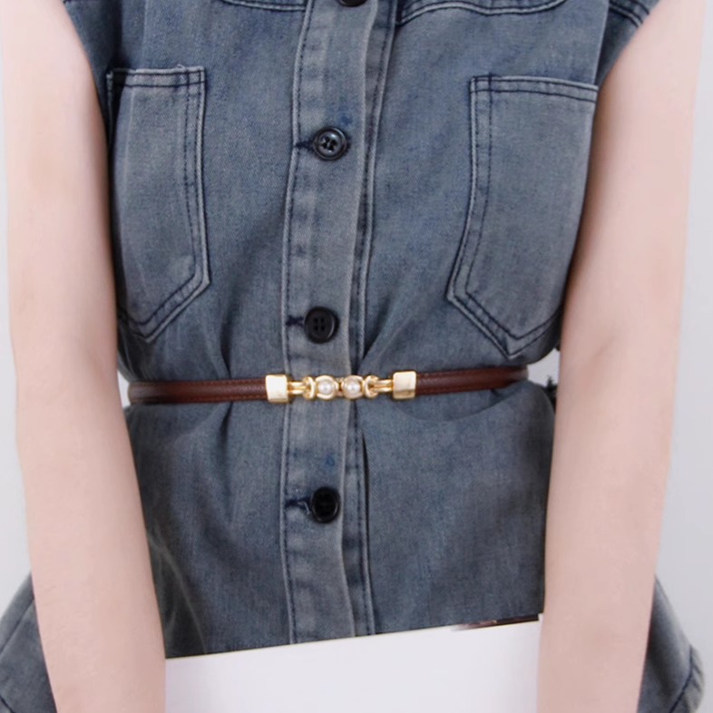 女士细腰带装饰连衣裙子皮带