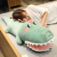 Khủng long dễ thương sang trọng đồ chơi cá sấu búp bê gối lớn dải giường ôm búp bê ngủ - Đồ chơi mềm em bé búp bê