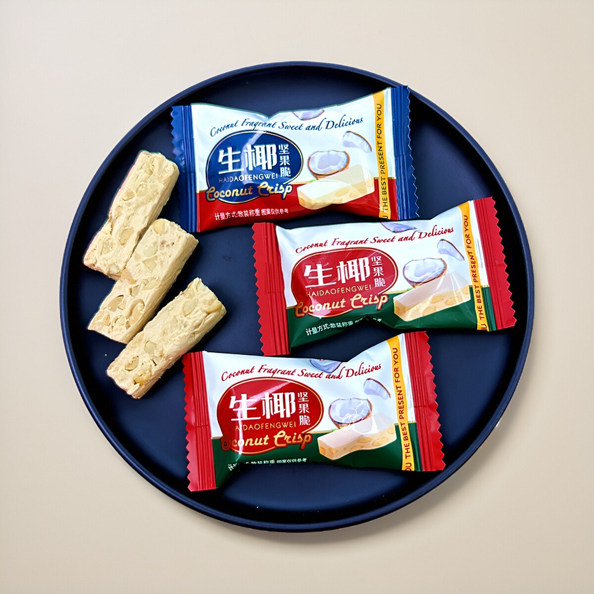 唯口爱生椰坚果脆糖果伴手礼零食