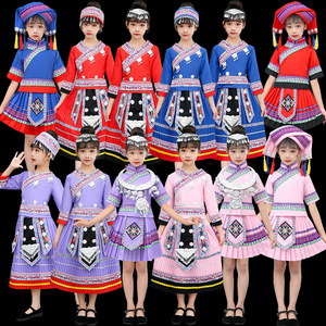 少数民族壮族演出服民族女壮族