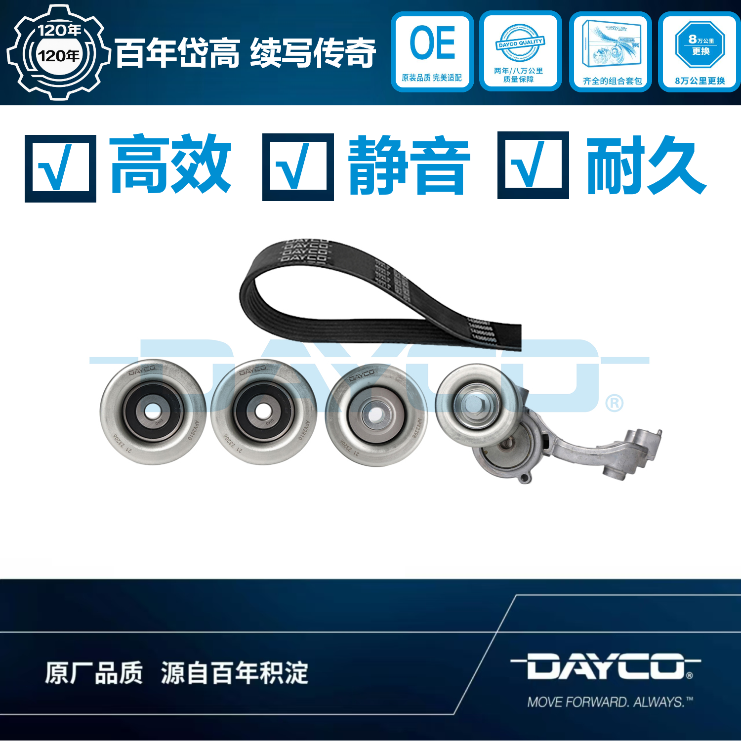 KPV1383发电机皮带涨紧轮套装丰田兰德酷路泽普拉多雷克萨斯GX400