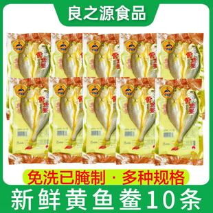 醇香黄鱼鲞10条冷冻腌制黄鱼干咸鱼干宁德特产黄花鱼海鲜水产商用