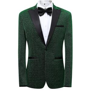 男士歌手闪亮修身正装西服外套婚礼演出主持礼服伴郎西装X55P100图片