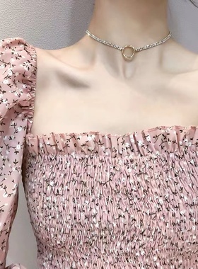 满钻冷淡风女高级感轻奢颈链