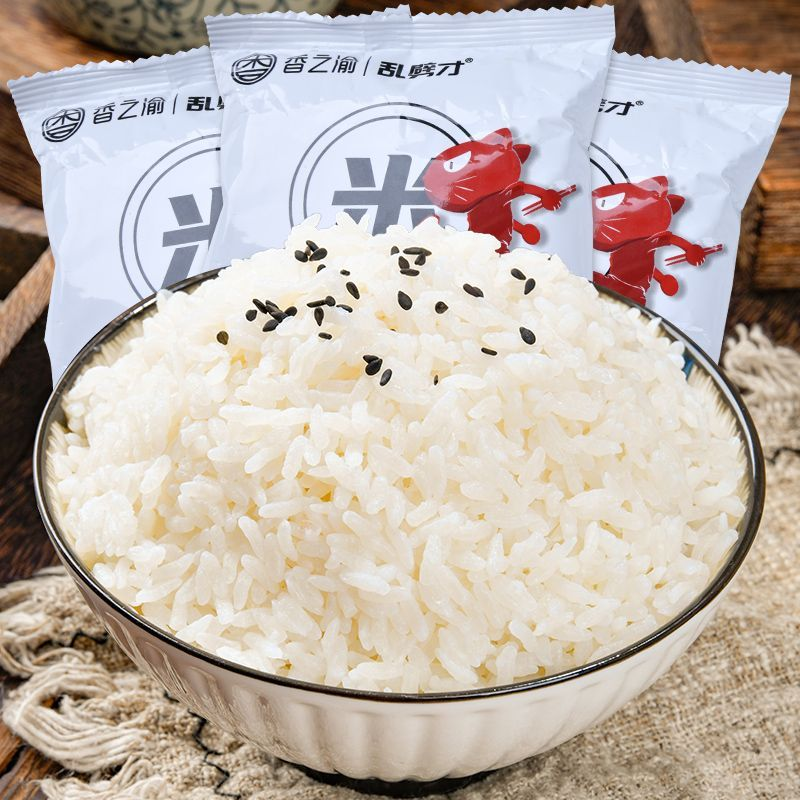 香之渝方便米饭80g*20袋快熟蒸煮冲泡米饭懒人快餐速食泡饭米包