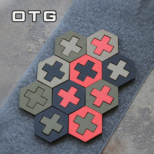 拾月战术 “拼图”系列急救士气章 DIY拼装 kydex魔术贴