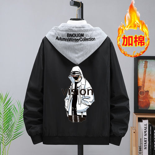 秋冬二棉外套夹克棉服帅气百搭