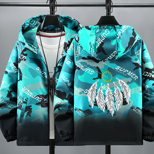 青少年冲锋衣外套男款春秋季2026新款潮流帅气男孩夹克初中生上衣