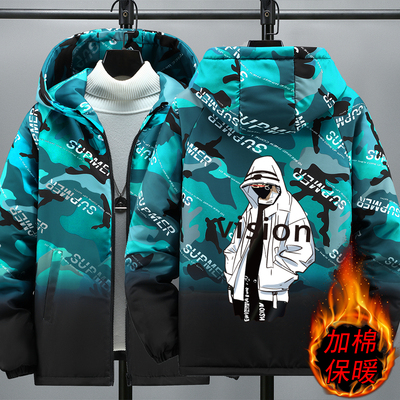 2025新款潮流青少年宽松薄棉衣