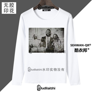 男女圆领长袖上衣恶搞三角洲行动乌鲁鲁堵桥浮木表情包T恤春秋款