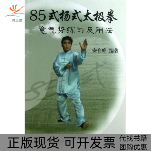 【正版书包邮】85式杨式太极拳意气势练习及用法安在峰人民体育出版社