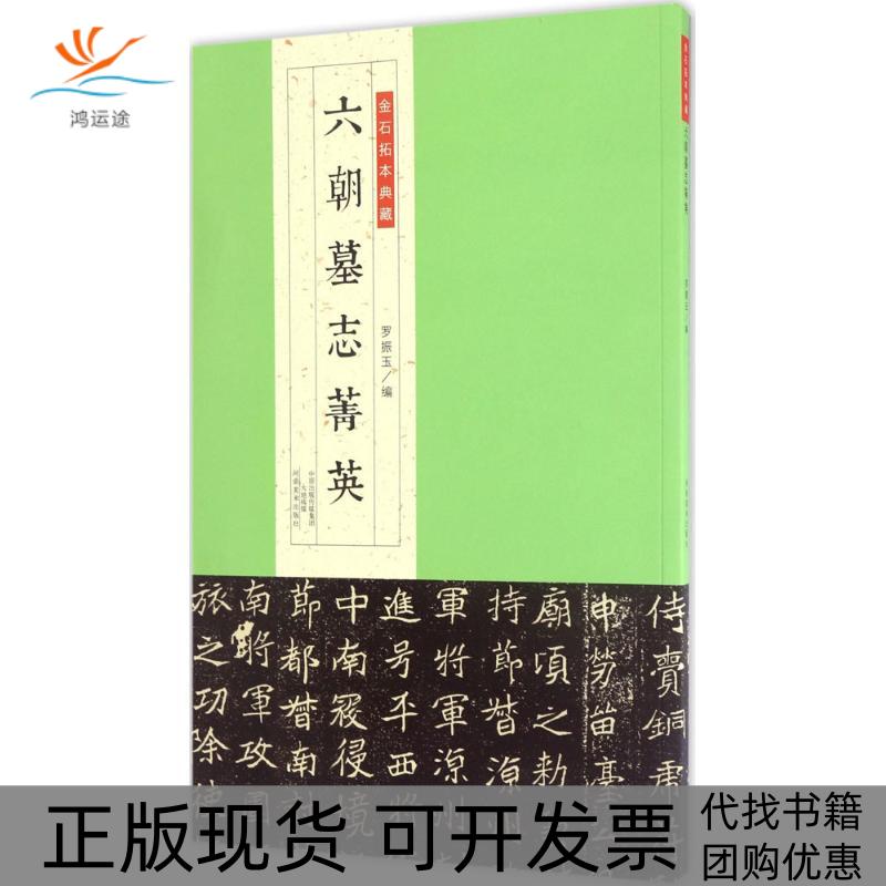 【正版书包邮】六朝墓志菁英罗振玉河南美术出版社