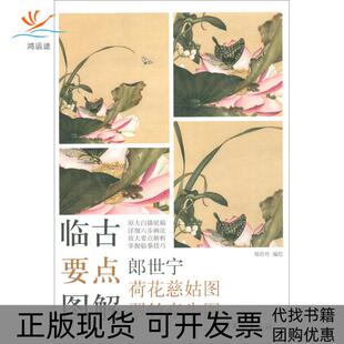 郎世宁荷花慈姑图翠竹牵牛图郑玲玲天津杨柳青出版 包邮 书 社 正版