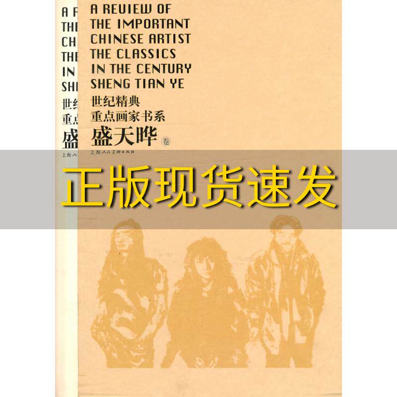 【正版书包邮】世纪精典重点画家书系盛天晔卷彭茂龙盛天晔上海人民美术出版社