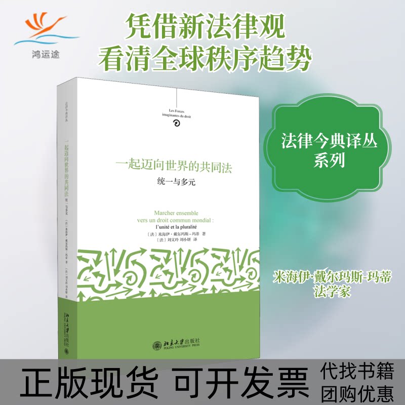 【正版书包邮】一起迈向世界的共同法统一与多元米海伊戴尔玛斯玛蒂刘文玲刘小妍北京大学出版社