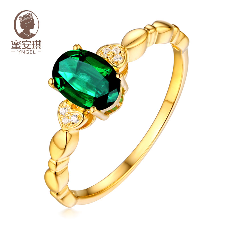 Yngel蜜安琪克拉18k金彩色宝石