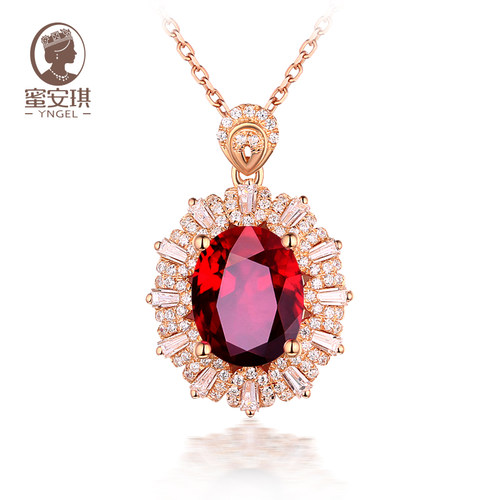 1克拉无烧红宝石宝石蜜安琪