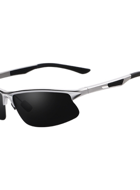 LIGTH铝镁太阳镜偏光墨镜男开车