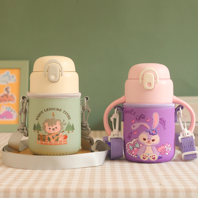 温暖“小泡芙可爱新款斜挎套卡通